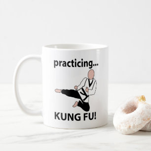 Kung Fu Black Belt Martial Arts Kaffeetasse