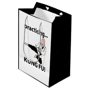Kung Fu Black Belt Martial Arts Mittlere Geschenktüte