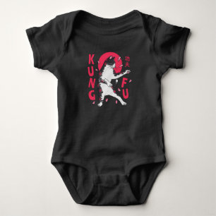 Kung Fu Cat Baby Strampler
