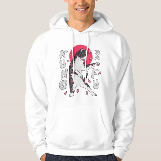 Kung Fu Cat Hoodie (Vorderseite)