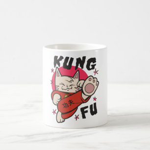 Kung Fu Cat Kaffeetasse