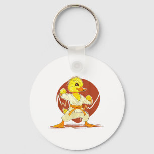 Kung Fu Duck Judo Duck Mma Taekwondo Duck Martial Schlüsselanhänger