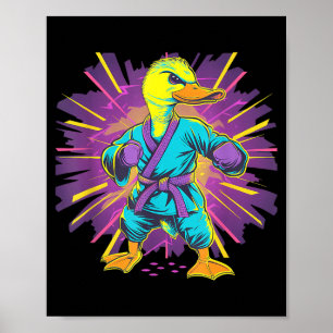 Kung Fu Ente Martial Arts Judo Ente Mma Taekwondo Poster