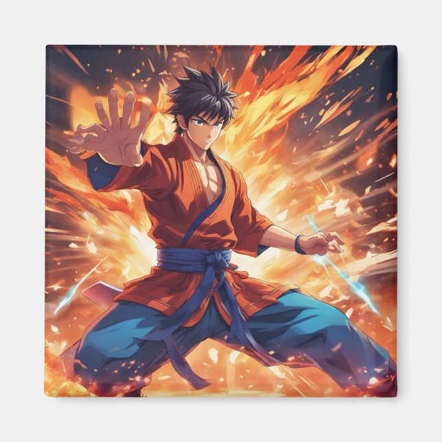 Kung Fu Fighter 1 Magnet (Vorne)