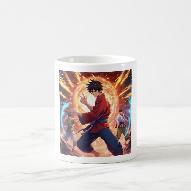 Kung Fu Fighter 4 Kaffeetasse (Mittel)