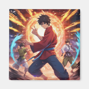 Kung Fu Fighter 4 Magnet