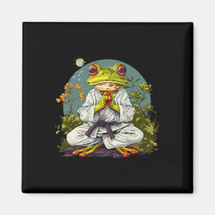 Kung Fu Frosch Nature Taekwondo Kickboxen Frosch M Magnet