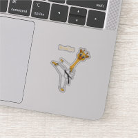 Kung Fu giraffe Cartoon Illustration