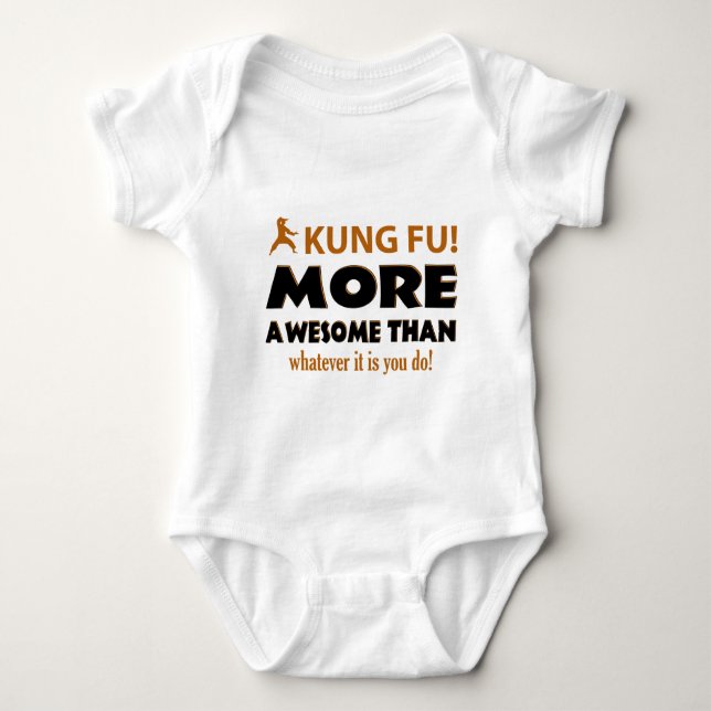 Kung Fu Kampfkunst-Geschenkartikel Baby Strampler (Vorderseite)