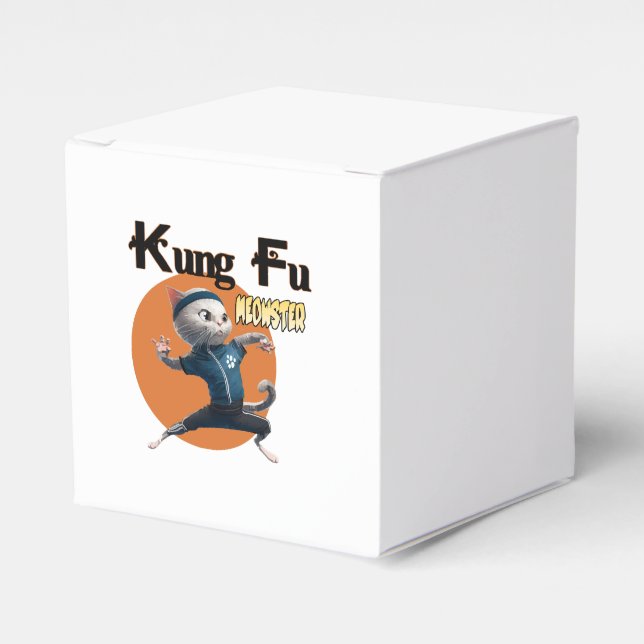 Kung Fu Meowster Geschenkschachtel (Vorderseite)
