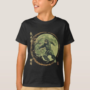 Kung Fu Monkey Jiu-Jitsu Taekwondo Kickboxen T-Shirt