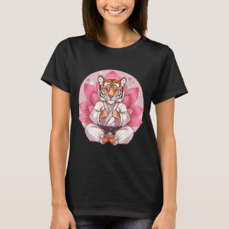 Kung Fu Tiger Lotus Flower Kickboxen Taekwondo T-Shirt