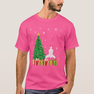 Kung Fu Weihnachtsbaum Beleuchtung Weihnachtsmann T-Shirt