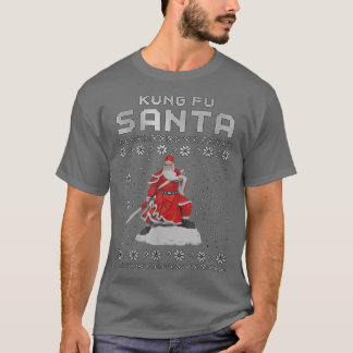 Kung Fu Weihnachtsmann T-Shirt