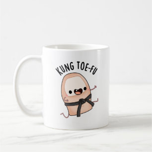 Kung Toe-fu Lustiger Großer Zeh Wortspiel Kaffeetasse