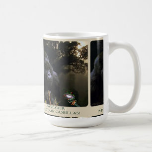 Kunga Mountain Gorilla Tasse für Wildtiere