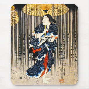 Kuniyoshi drei Frauen mit Mousepad