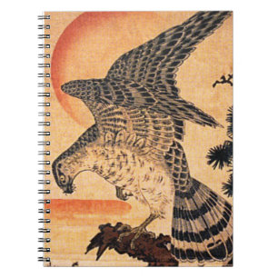 Kuniyoshi Falke-Notizbuch Notizblock
