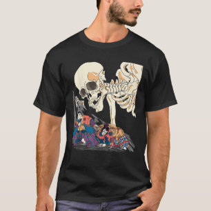 Kuniyoshi Samurai Killing Skeleton Specter ukiyo e T-Shirt