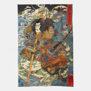 Kuniyoshi Samurai Küchentuch