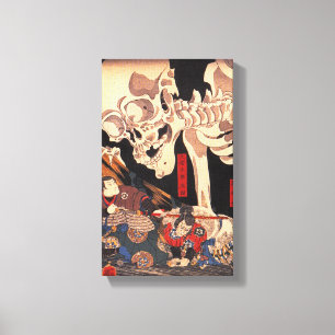 Kuniyoshi Skeleton Canvas Print Leinwanddruck