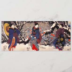Kuniyoshi Trois Invitations Féminines