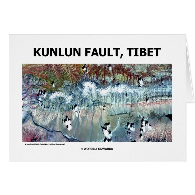 Kunlun Fault Tibet (Vorderseite (Horizontal))