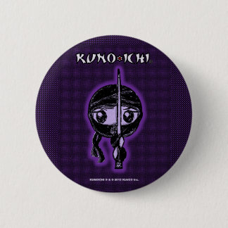 KUNOICHI lila Knopf Button