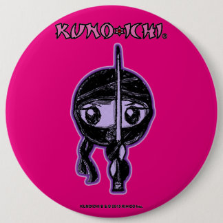 KUNOICHI Pinkish Knopf Button