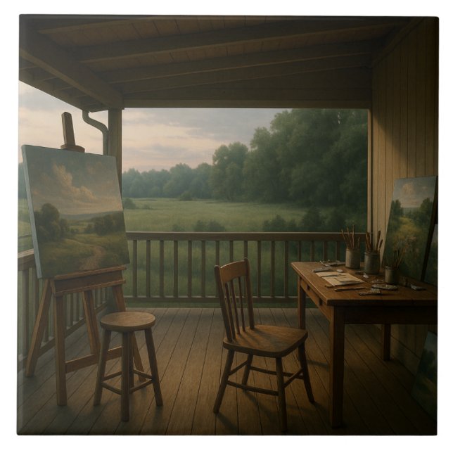 Kunst am Landkreis Porch Tile Fliese (Vorderseite)