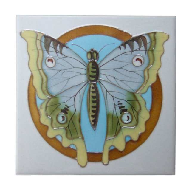 Kunst AN016 Nouveau Wiedergabe-Antiken-Fliese Fliese (Vorderseite)