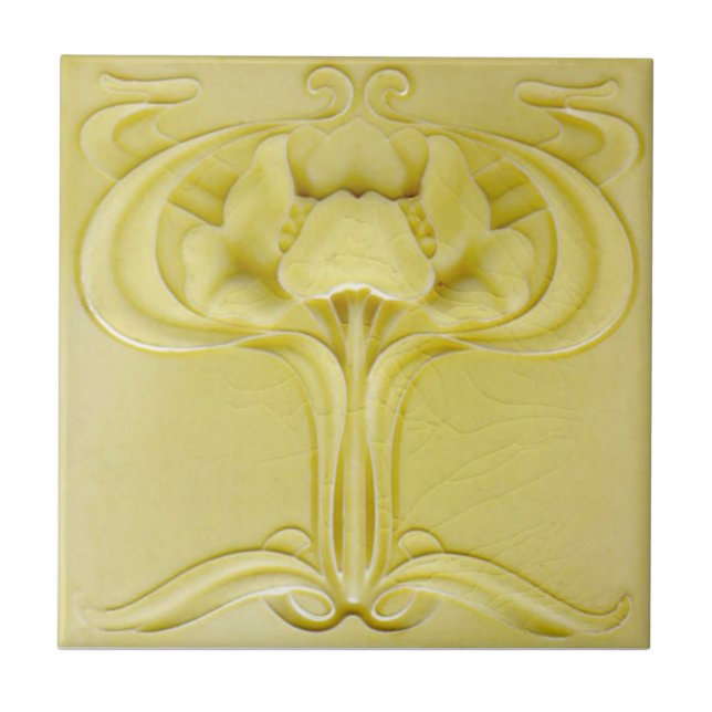 Kunst AN112 Nouveau Wiedergabe-Antiken-Fliese Fliese (Vorderseite)