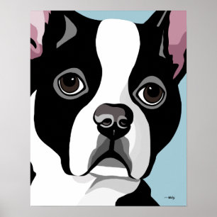 Kunst Bostons Terrier Poster