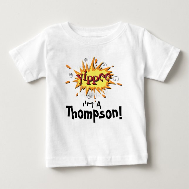 Kunst-Comic-Buch Yippee! Baby T-shirt (Vorderseite)