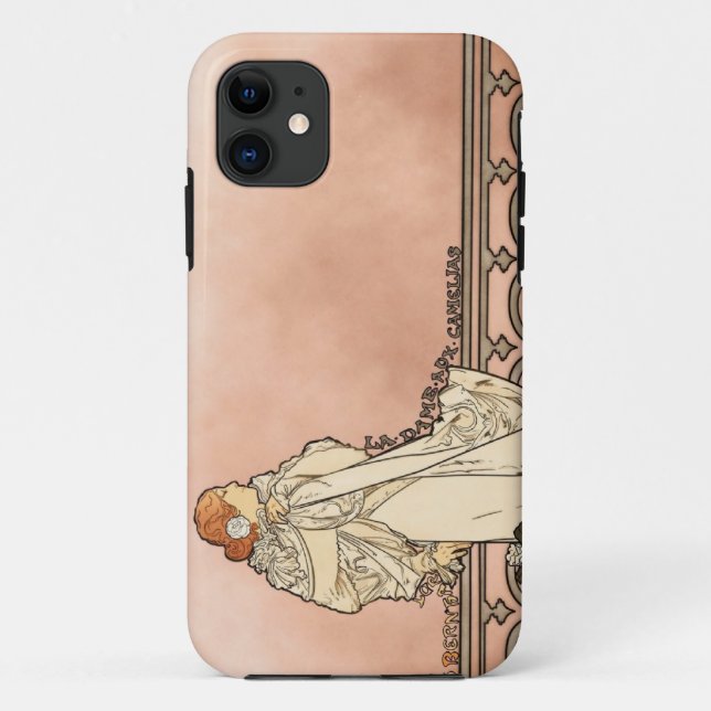 Kunst-Deko Alphonse Mucha Case-Mate iPhone Hülle (Rückseite)