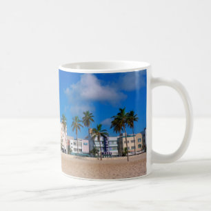 Kunst-Deko-Bezirk des Südstrandes Miami Kaffeetasse