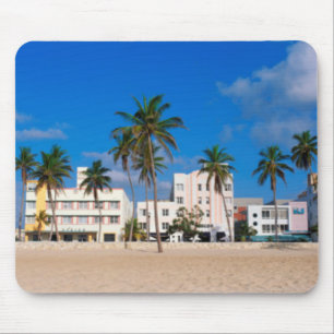 Kunst-Deko-Bezirk des Südstrandes Miami Mousepad