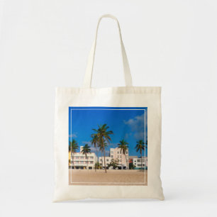 Kunst-Deko-Bezirk des Südstrandes Miami Tragetasche