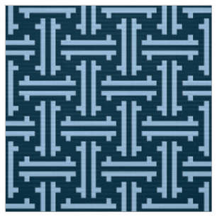 Kunst-Deko-chinesisches Gitterwerk, Indigo und Stoff