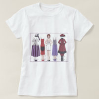 Kunst-Deko-Dame des Zwanzigerjahre Papierpuppen-T