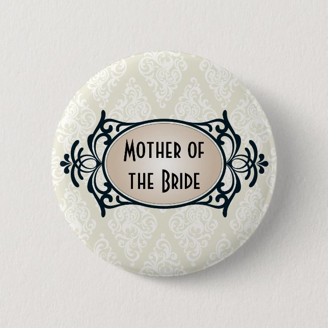 Kunst-Deko, der Brautparty Wedding ist Button (Vorderseite)