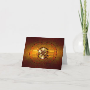 Kunst-Deko, der Notecard beleuchtet Karte