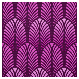 Kunst-Deko-Feder-Muster, Amethyst Lila Stoff