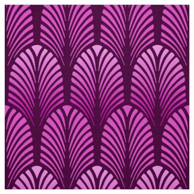Kunst-Deko-Feder-Muster, Amethyst Lila Stoff (Muster)