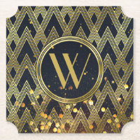 Kunst-Deko Gatsby Glitzer-geometrisches