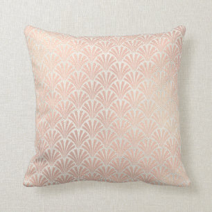Kunst-Deko-Geometrie-sahniges Elfenbein-beige Kissen