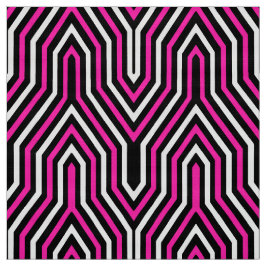 Kunst-Deko geometrisch - pinkfarbenes Rosa, Stoff