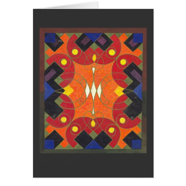 Kunst-Deko-Gewebe-Entwurf - reiche vibrierende (Vorne)