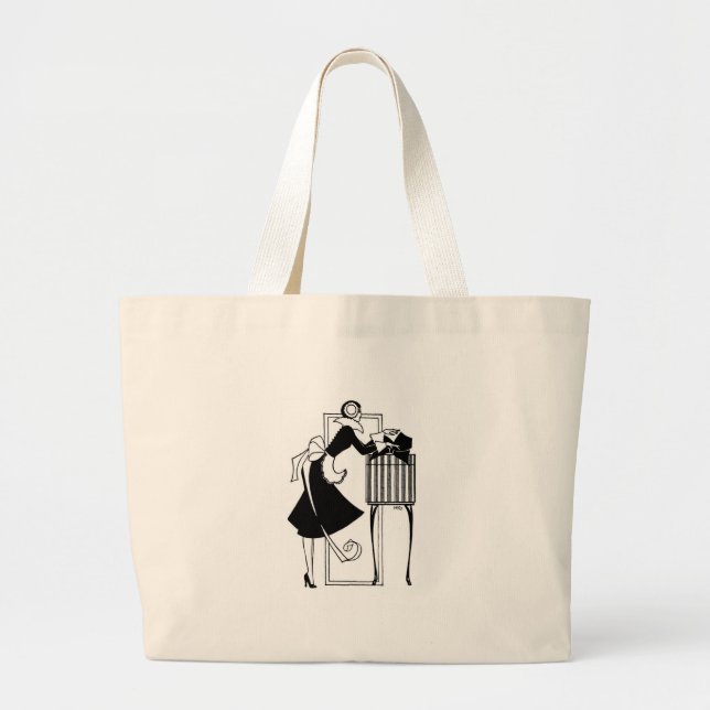 Kunst-Deko-Käufer Jumbo Stoffbeutel (Vorne)