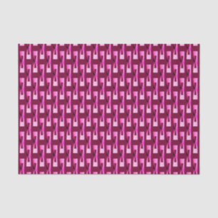 Kunst-Deko-metallisches geometrisches - Orchidee Seidenpapier